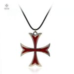 Pendentif Templier en or avec croix de l'Ordre