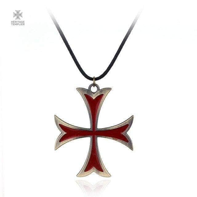 Pendentif Templier Croix de l’Ordre Or