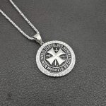 Bijou Da Gloriam, pendentif Templier en argent