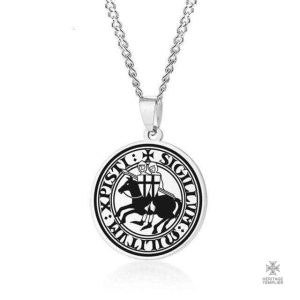 Pendentif Templier - Sceau du Temple en design élégant