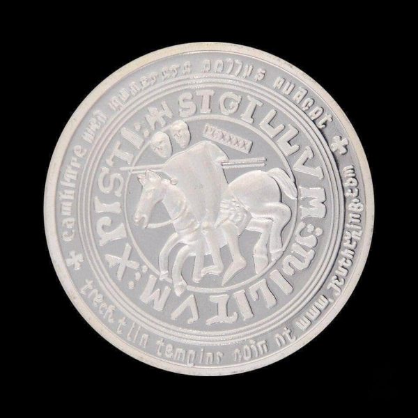 Variation bleue de la monnaie Templier, esthétique unique