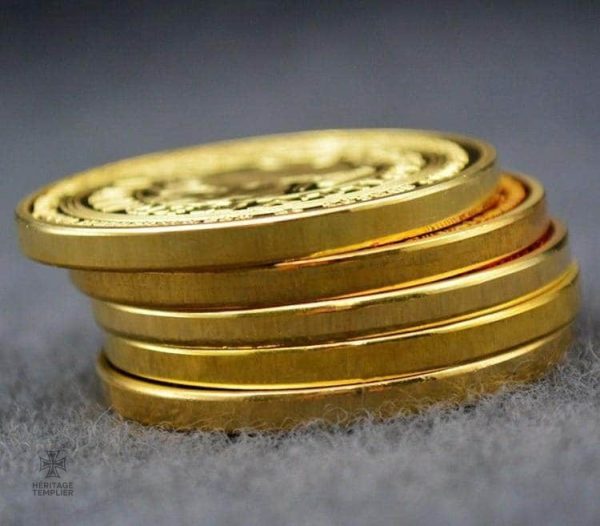 Monnaie noire, hommage aux Templiers