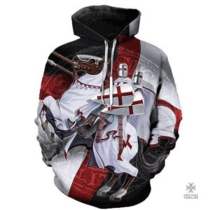 Sweat Templier Cavaliers - Vêtement pour passionnés d'histoire