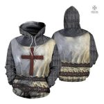 Sweat Templier en cotte de maille, vêtement inspiré des Templiers