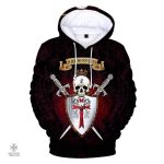 Sweat Templier "In Hoc Signo Vinces" en noir