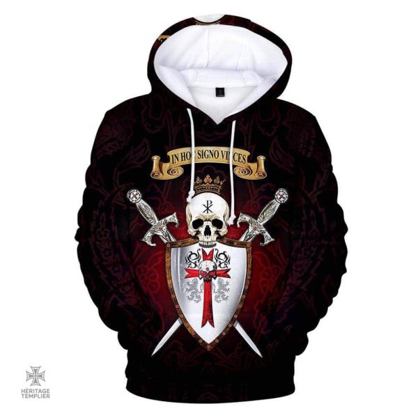sweat-in-hoc-signo-vinces-1 Sweat Templier "In Hoc Signo Vinces" en noir