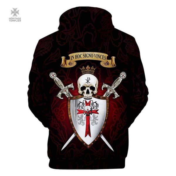 Sweat-shirt inspiré des valeurs templières et historiques