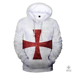 Sweat Templier avec Croix du Temple, style moderne et décontracté