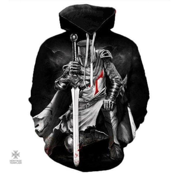 sweat-templier-hommage-feodal-1 Sweat Templier Hommage Féodal, vêtement inspiré du Moyen Âge