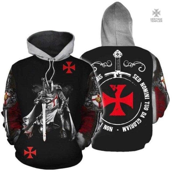 sweat-templier-sed-nomini-tuo-da-gloriam-1 Sweat Templier "Sed Nomini Tuo" avec design inspirant
