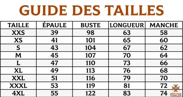 Vêtements Templiers : Sweat avec motif emblématique Templier