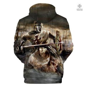 Sweat à capuche Templier, style unique et moderne