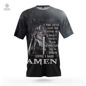 T-Shirt Templier Amen au design moderne et emblématique