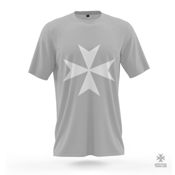 Vêtement templier avec emblème Croix de Malte