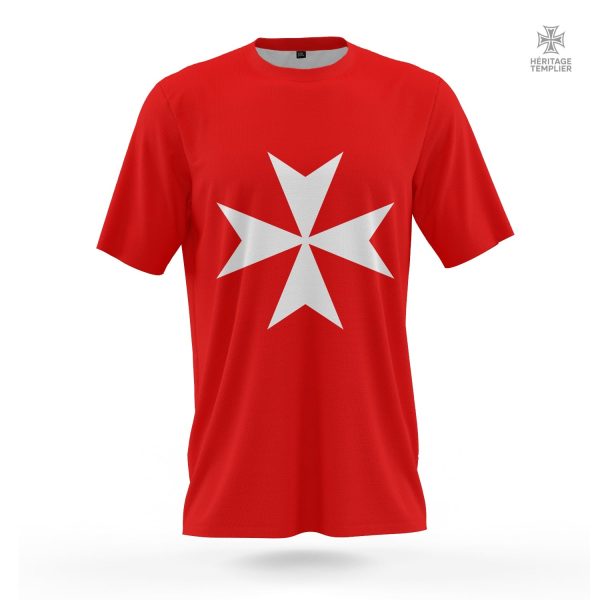 T-Shirt inspiré par l'ordre des Templiers et Croix de Malte