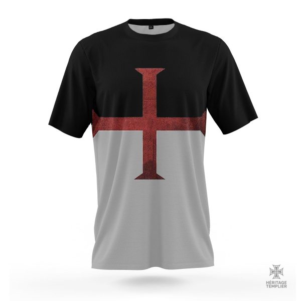 t-shirt-croix-rouge-1 T-Shirt Templier avec Croix du Chevalier
