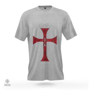 Design Templier "In Hoc Signo Vinces" sur un T-Shirt classique