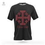 T-Shirt à motif Templier Saint-Sépulcre