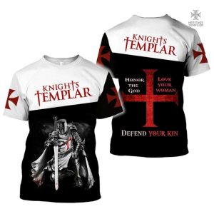 T-Shirt Templier Honore Dieu en coton doux et confortable