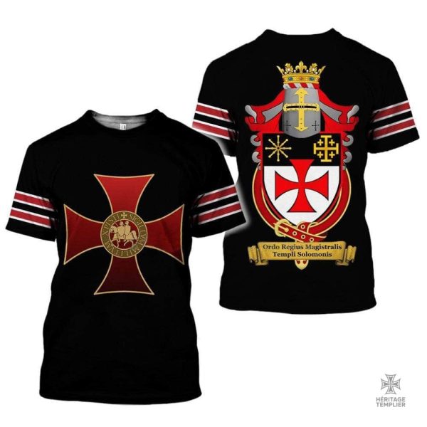 t-shirt-templier-roi-du-temple-1 T-Shirt Templier - Roi du Temple en design élégant