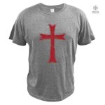 T-Shirt Templiers en coton, design élégant et moderne