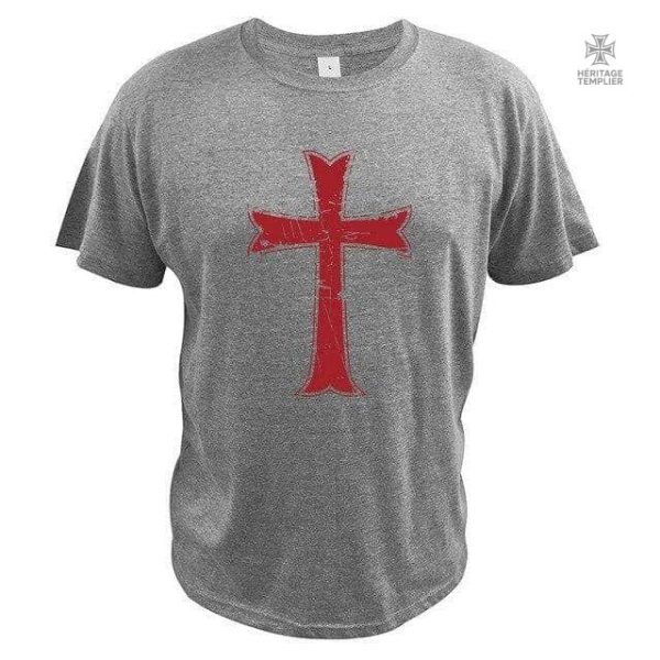 T-Shirt Templiers en coton, design élégant et moderne