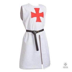 Déguisement Templier avec Croix de l'Ordre pour hommes