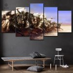 Tableau inspiré des templiers, pièce maîtresse décorative