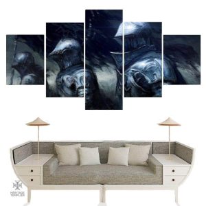 Tableau Templier - Chevalier Sans Peur en art mural