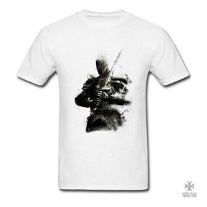T-Shirt Templier - Âme de Chevalier, design emblématique