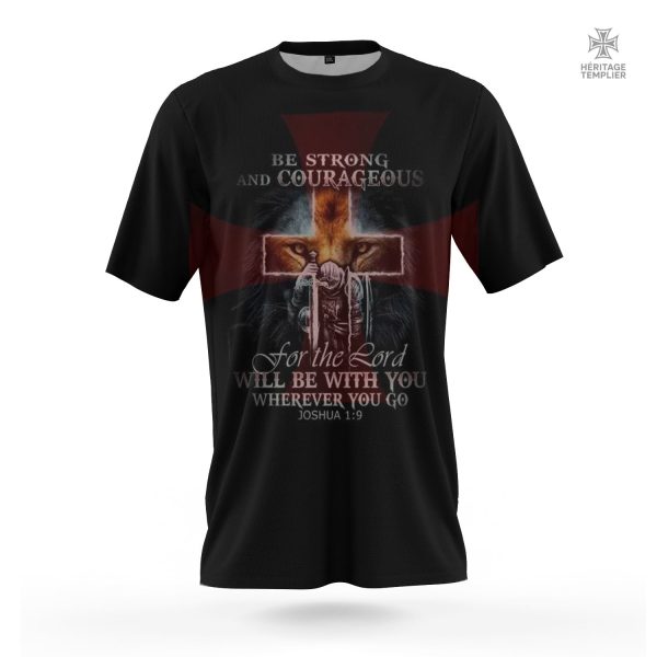 tee-shirt-templier-be-strong-1 T-Shirt Templier "Be Strong" en coton confortable