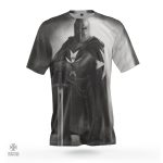 T-Shirt Templiers Chevalier Hospitalier avec design emblématique