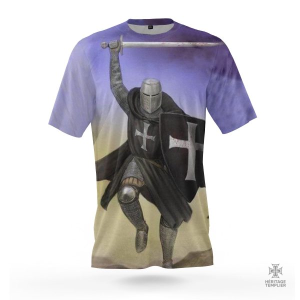 tee-shirt-templier-chevalier-teutonique-1 T-Shirt Chevalier Teutonique pour passionnés de Templiers