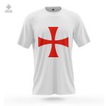 T-Shirt Templier avec Croix du Temple, design emblématique