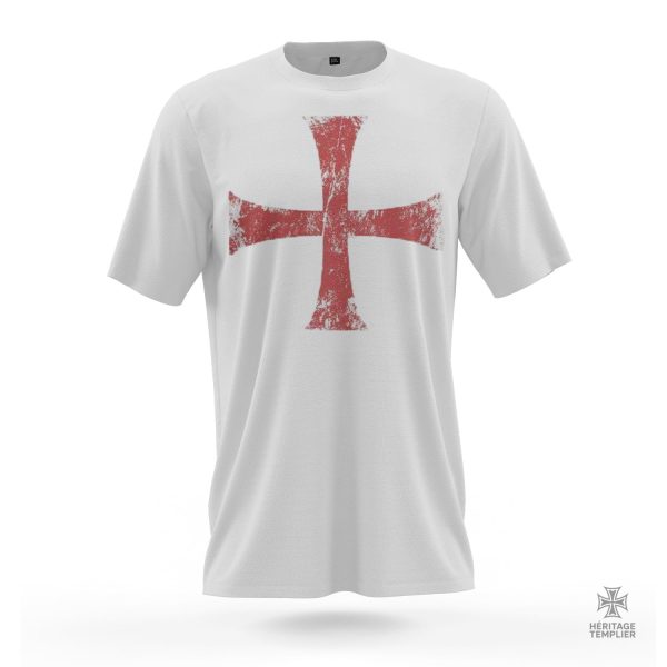 tee-shirt-templier-croix-templiere-1 T-Shirt Templiers Croix Templière design classique