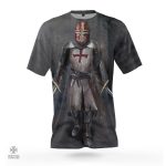 T-Shirt Templiers Double Glaive, design audacieux et unique