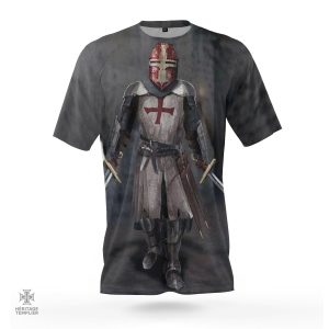 T-Shirt Templiers Double Glaive, design audacieux et unique