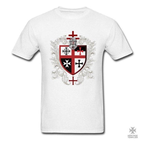 tee-shirt-templier-ecussons-1 T-Shirt Templier avec écussons emblématiques