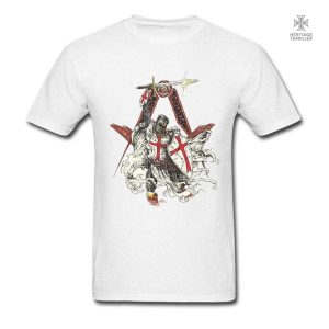 T-Shirt Templier Franc-Maçon avec symbole distinctif