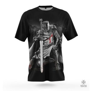 T-Shirt Templier - Hommage à l'époque féodale