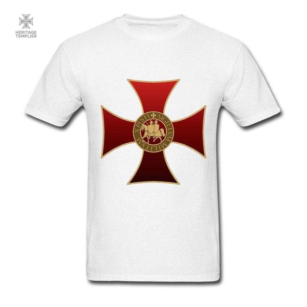 tee-shirt-templier-ordre-des-templiers-1 T-Shirt Templier avec logo de l'Ordre des Templiers