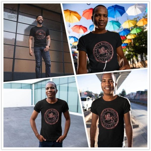 Sceau du Temple sur un T-Shirt contemporain