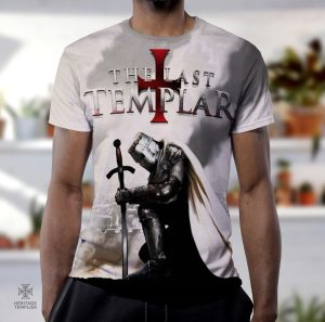T-Shirt "Le Dernier Templier" pour fans d'histoire médiévale