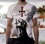 T-Shirt "Le Dernier Templier" pour fans d'histoire médiévale