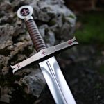 Épée décorative des Templiers, design de Grand Maître