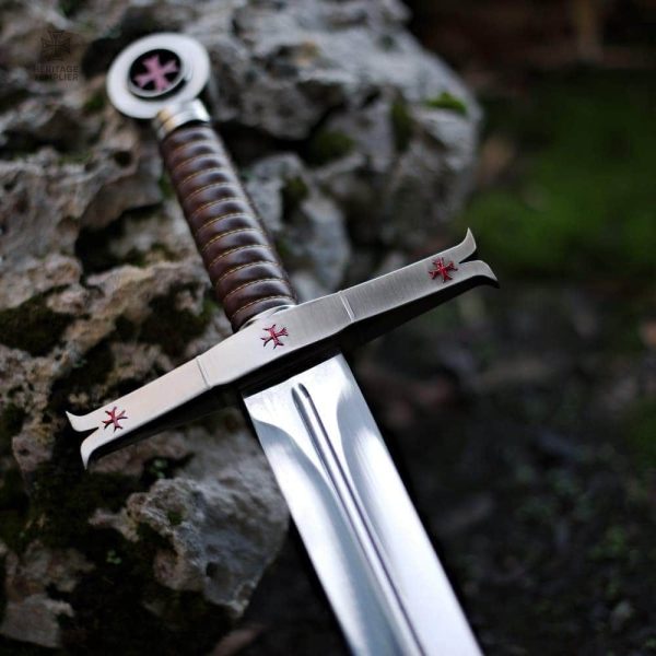 Épée décorative des Templiers, design de Grand Maître